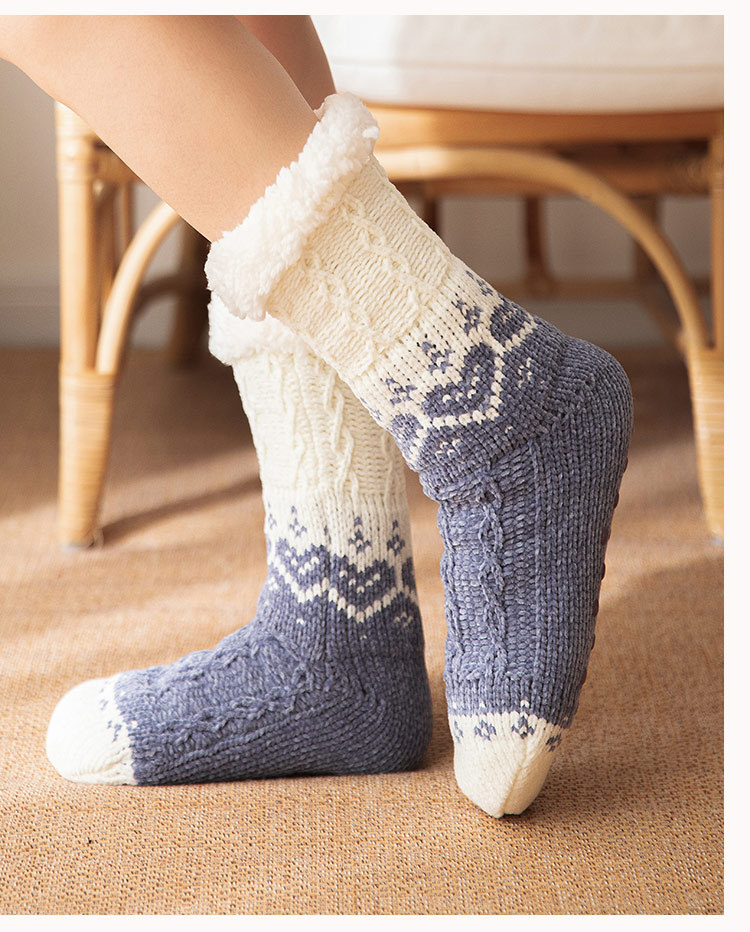Womens Knitted Thicken Winter Socks Sleep Socks Floor Socks Thermal Socks